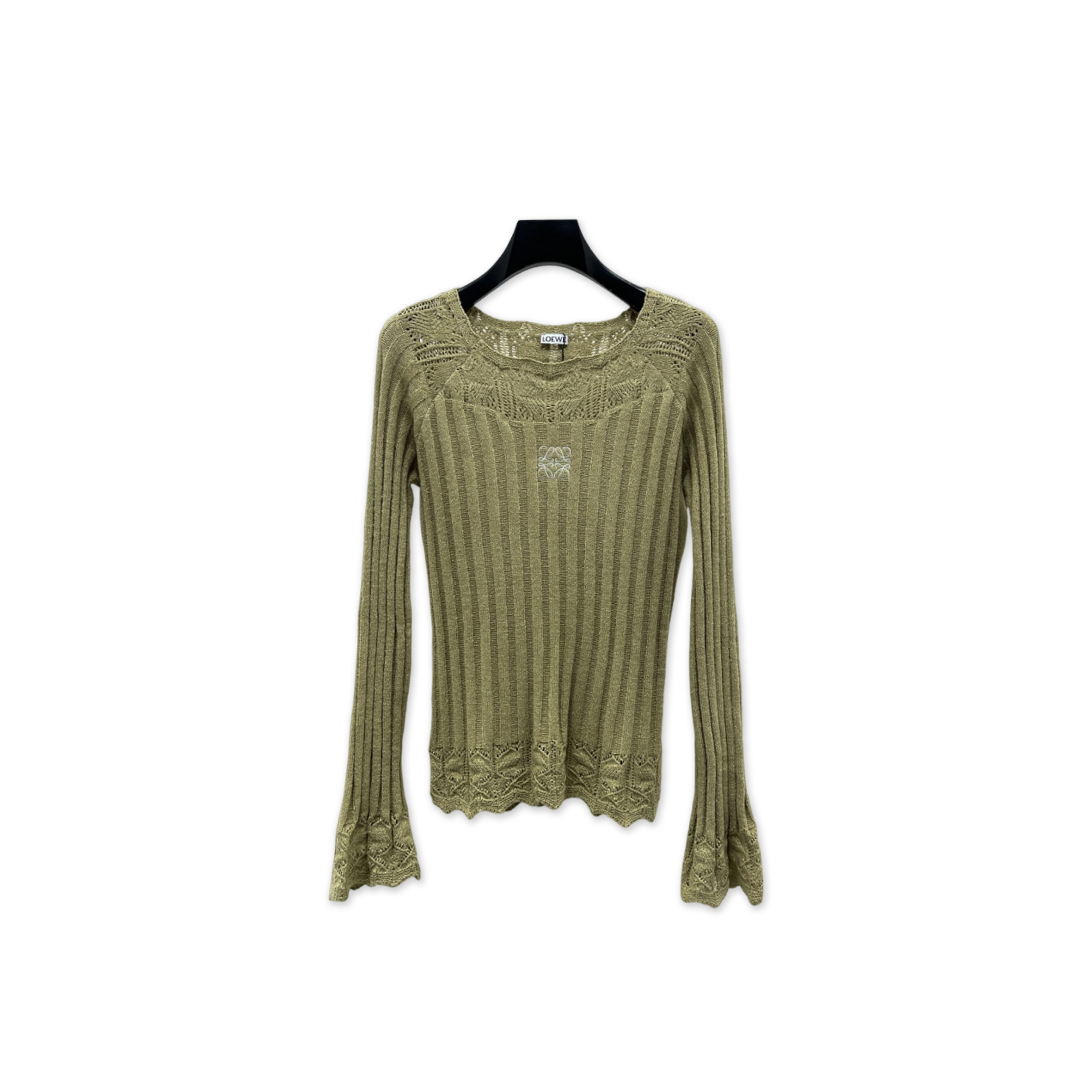 LOEWE OPENWORK KNIT LONG SLEEVE